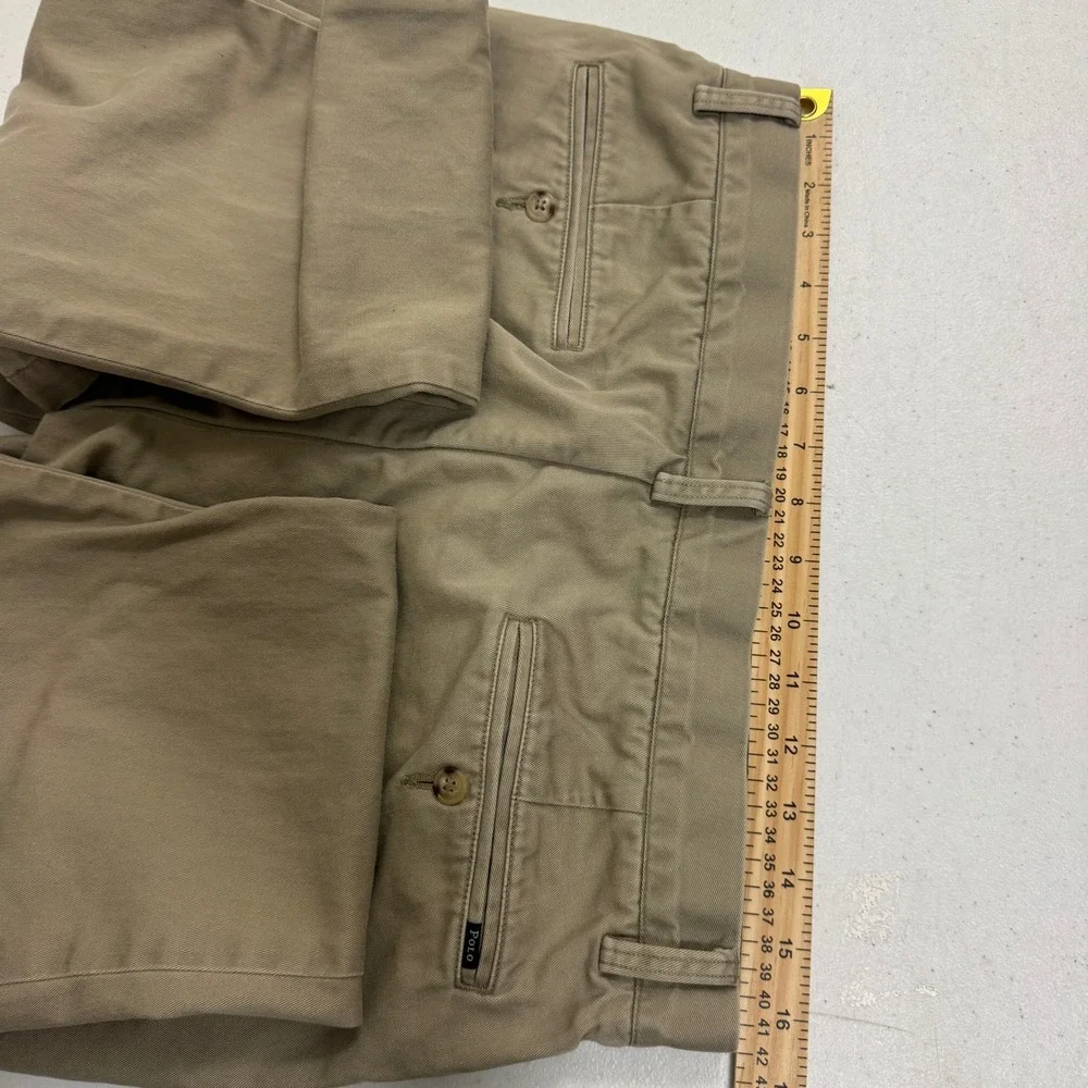 Polo Ralph Lauren Mens Slim Fit Chino Pants Khaki Tan 34x34